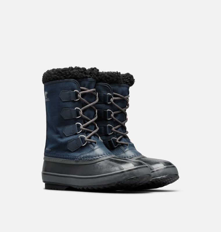 Sorel 1964 Pac™ Nylon - Mens Snow Boots Navy/Black - 509873FQC